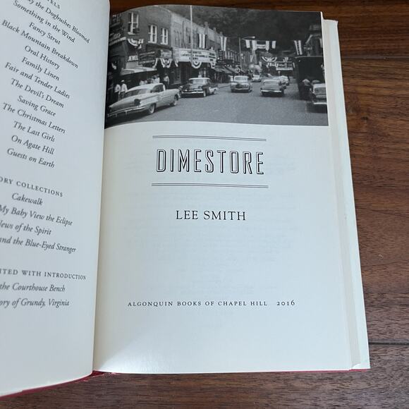 Lee Smith Dimestore A Writer's Life Hardcover 2016 Algonquin - Picture 7 of 11